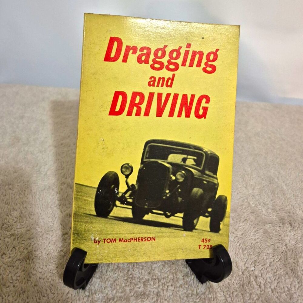 Vintage 1960 Scholastic Paperback Dragging and Driving Tom MacPherson 3rd